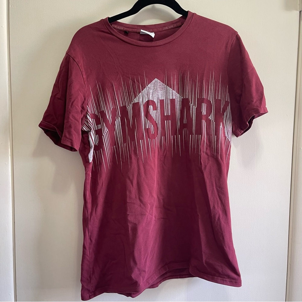 Gymshark medium red workout shirt